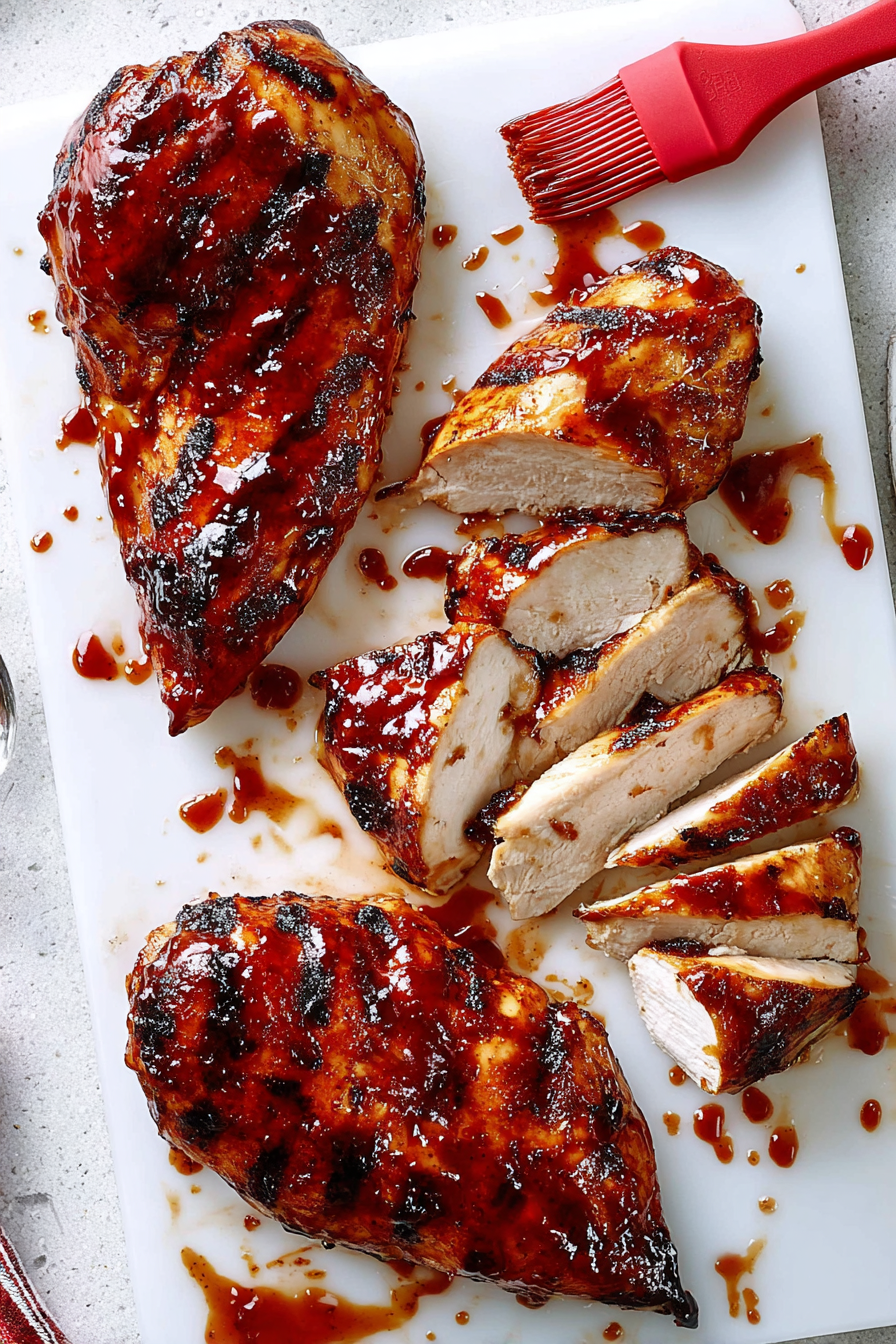 The Perfect Juicy BBQ Chicken Breasts 4