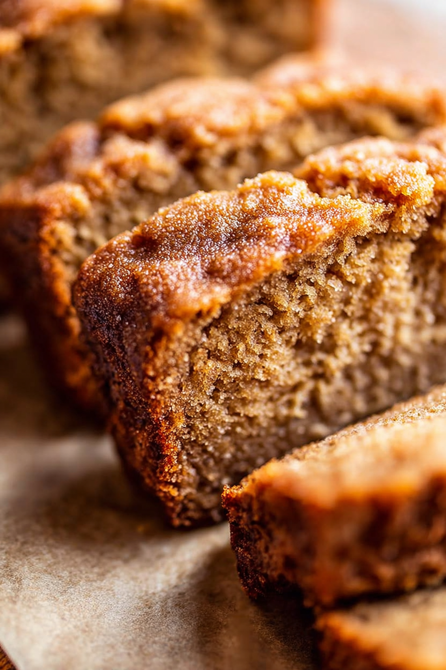 The The Perfect Whole Wheat Cinnamon Crunch Banana Bread