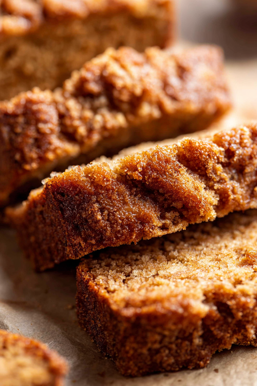 The The Perfect Whole Wheat Cinnamon Crunch Banana Bread