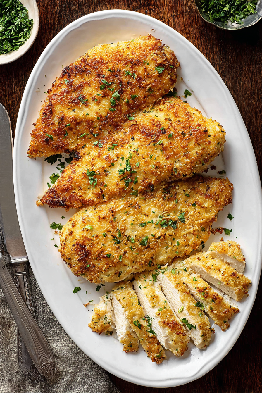 Baked Mayonnaise Parmesan Chicken