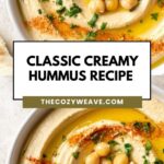 Classic Creamy Hummus Recipe