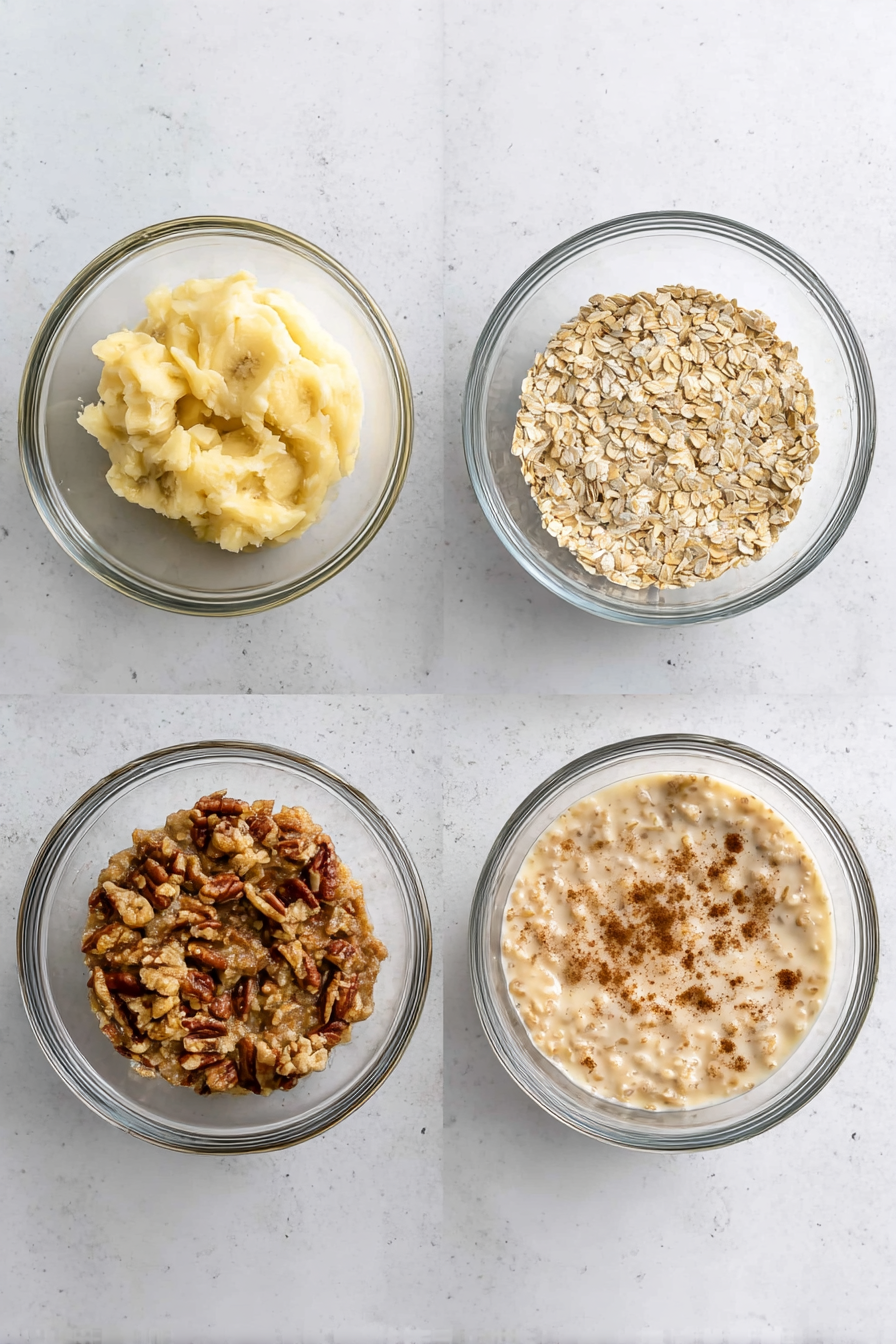 Creamy Banana Bread Overnight Oats Creamy Banana Bread Overnight Oats