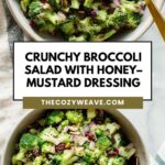 Easy Crunchy Broccoli Salad with Honey–Mustard Dressing