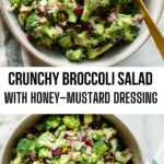 Easy Crunchy Broccoli Salad with Honey–Mustard Dressing