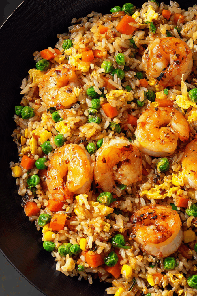 Easy Delicious Egg Fried Rice with Prawns Easy Delicious Egg Fried Rice with Prawns