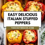Easy Delicious Italian Stuffed Peppers Easy Delicious Italian Stuffed Peppers
