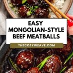 Easy Mongolian-Style Beef Meatballs