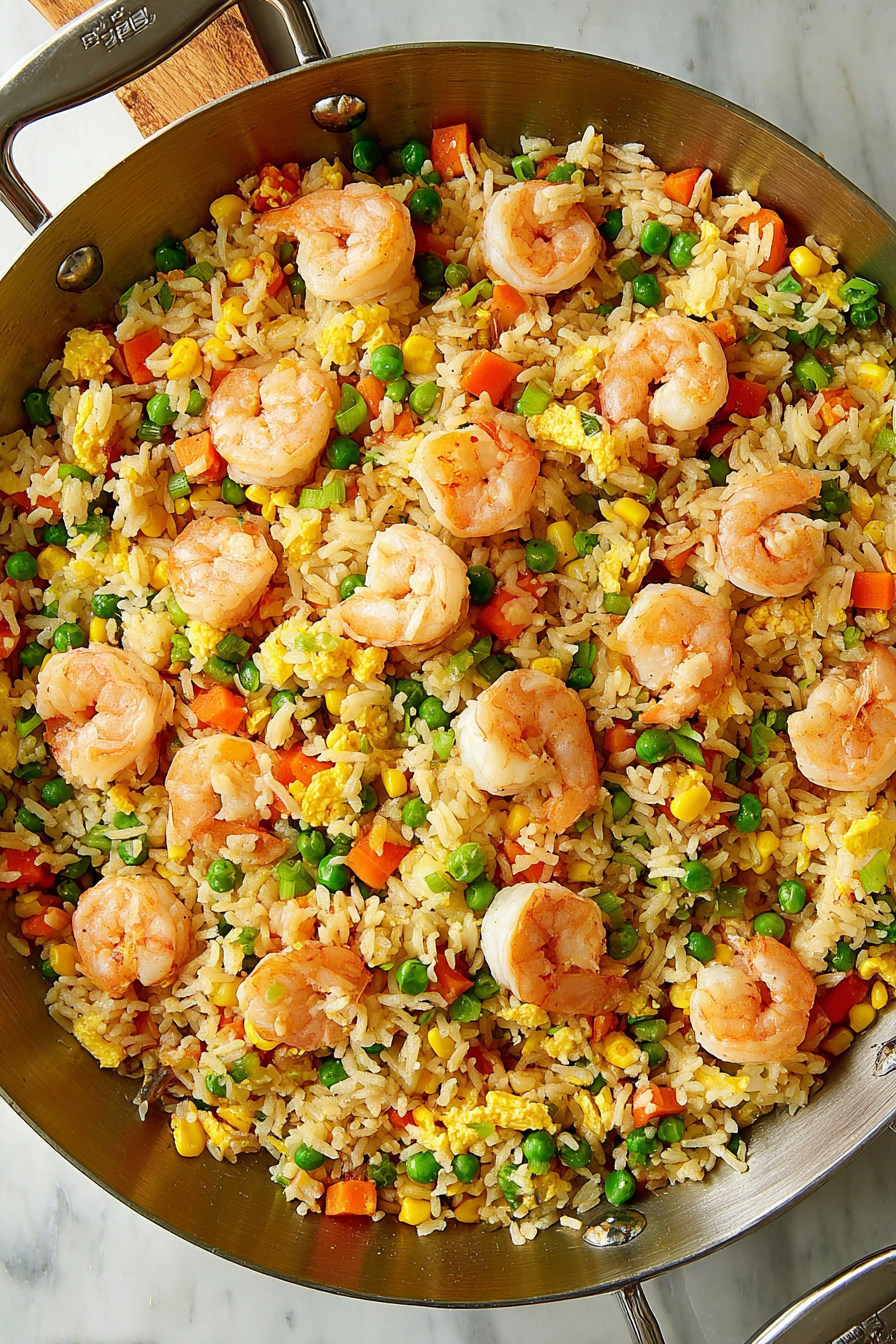 Easy Quick Shrimp Fried Rice Recipe