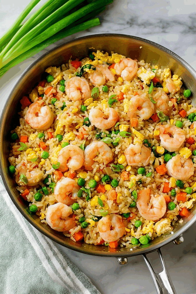 Easy Quick Shrimp Fried Rice Recipe