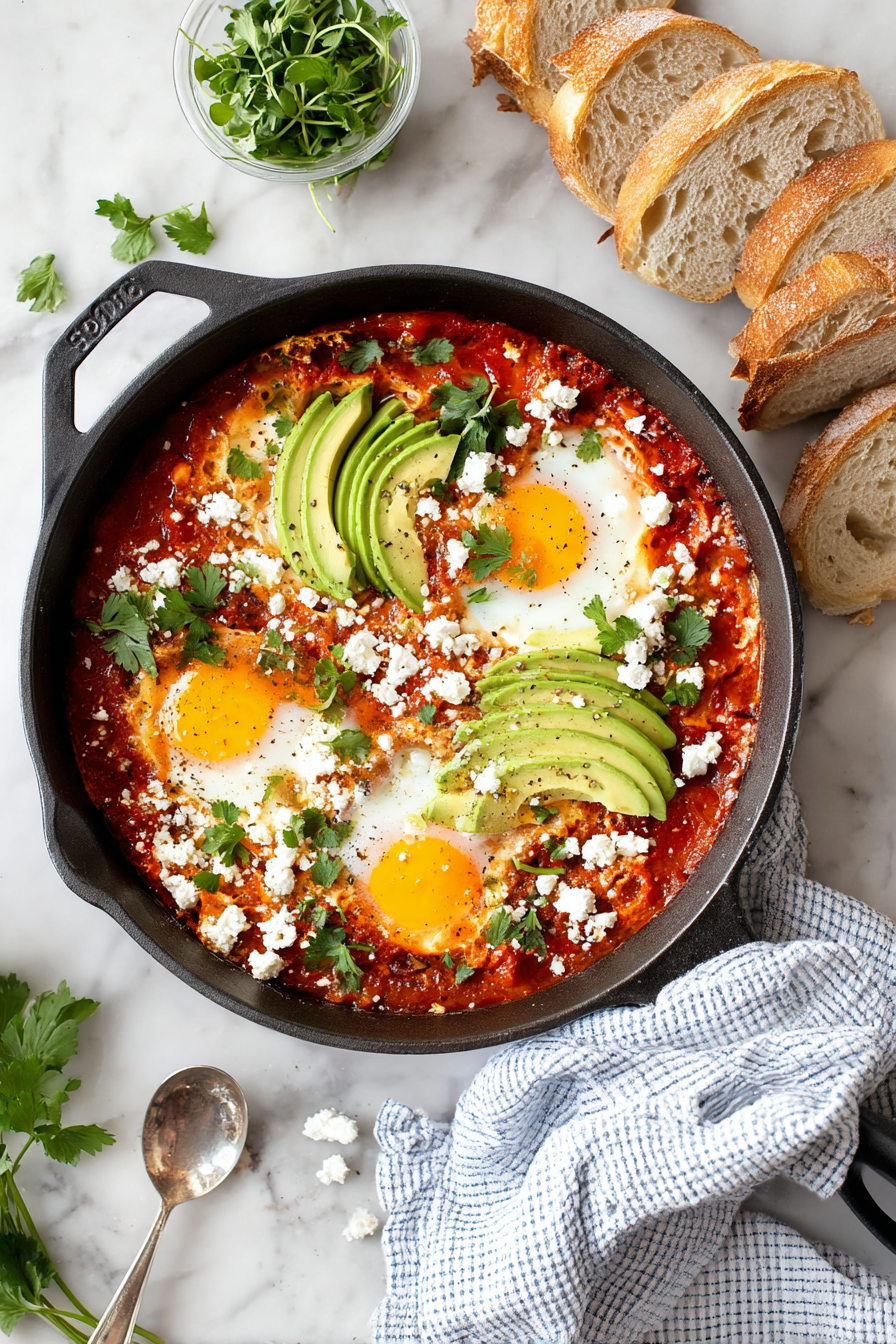 Easy Yummy Skillet Shakshuka with Eggs Easy Yummy Skillet Shakshuka with Eggs