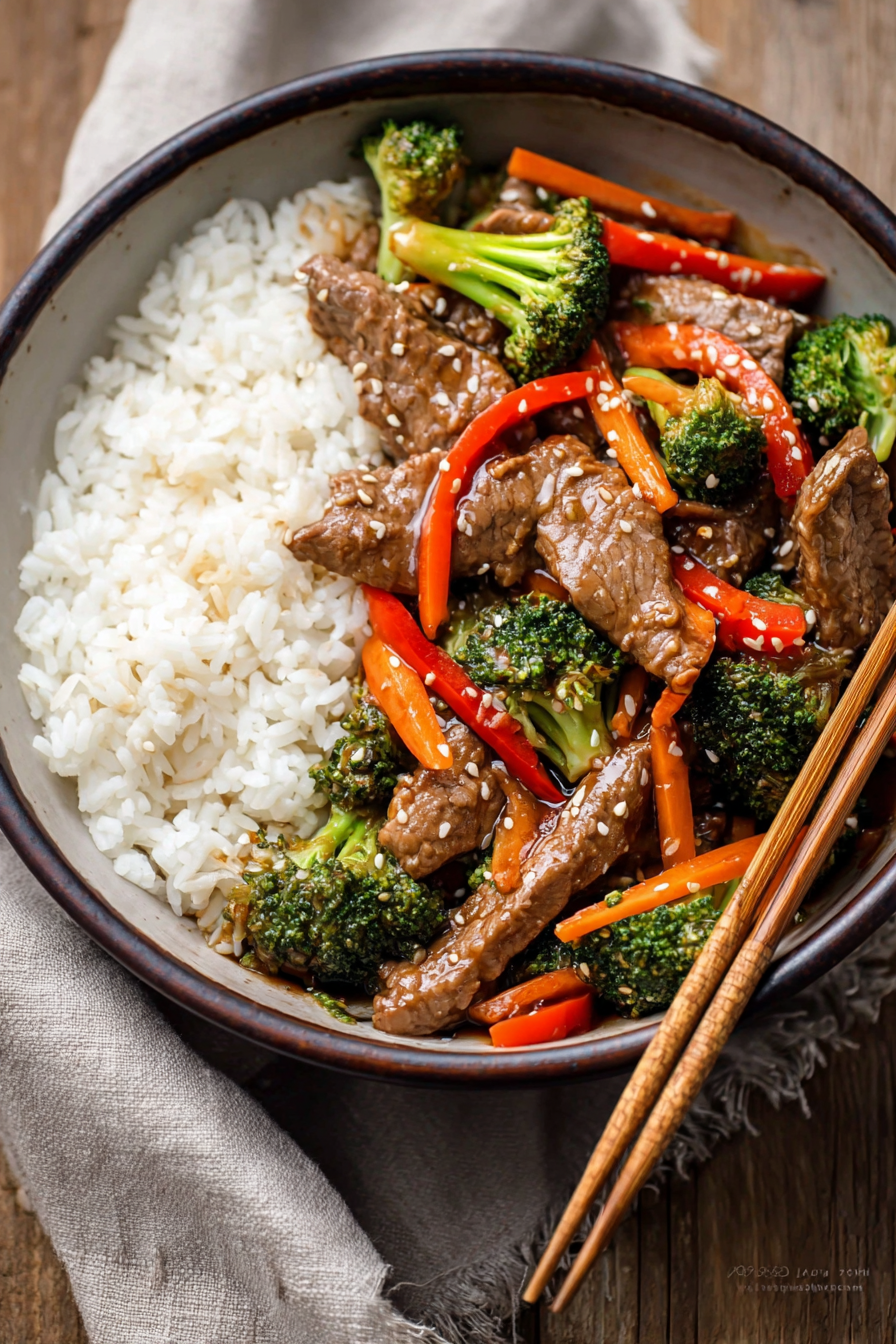 Easy 25-Minute Beef & Broccoli Stir Fry