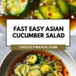 Fast Easy Asian Cucumber Salad