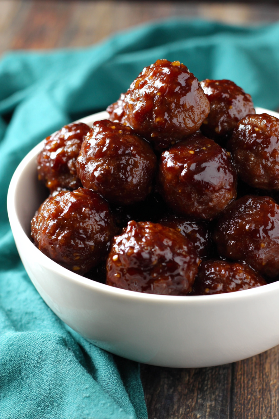 How To Make Slow Cooker Honey Garlic Meatballs 6