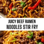 Juicy Beef Ramen Noodles Stir Fry Juicy Beef Ramen Noodles Stir Fry