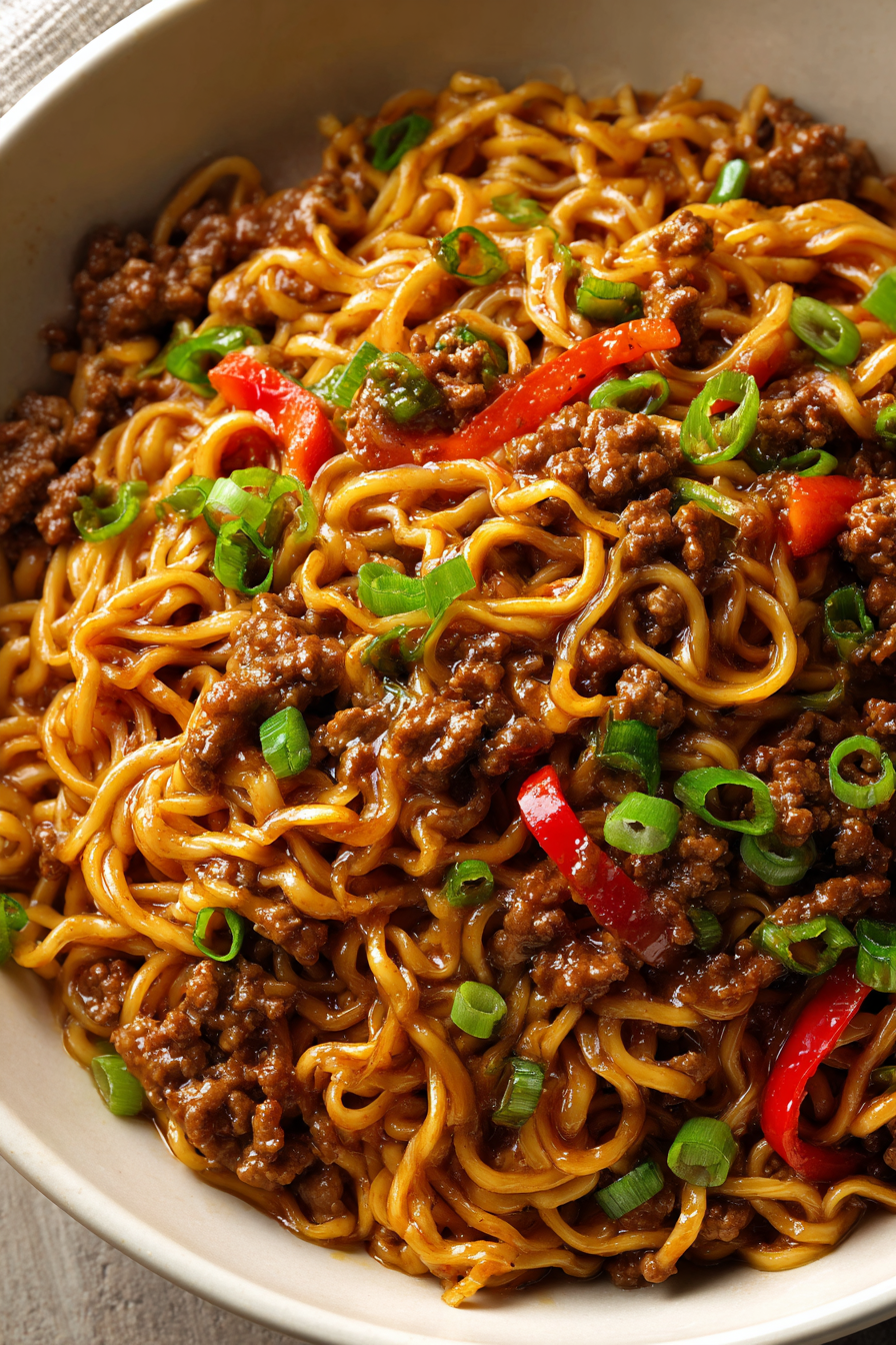 Juicy Beef Ramen Noodles Stir Fry 3