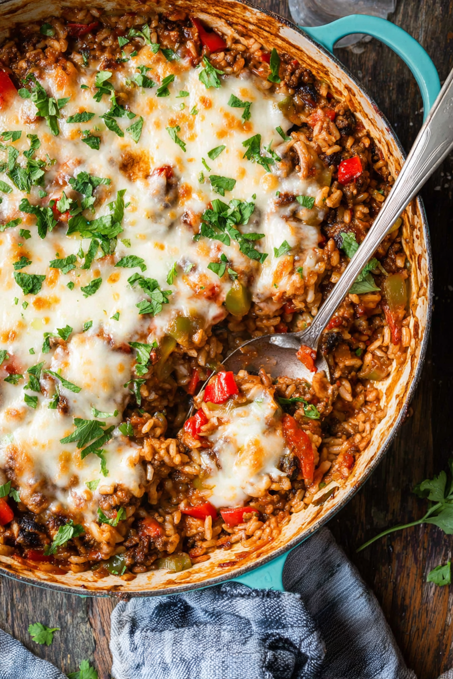 Oven-Baked Stuffed Pepper Casserole