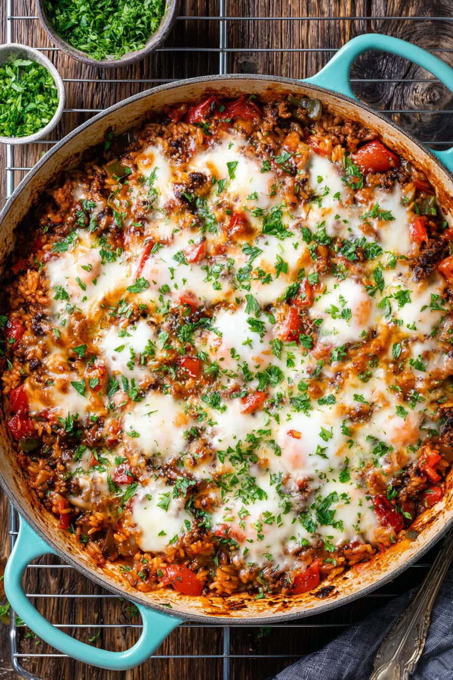 Oven-Baked Stuffed Pepper Casserole