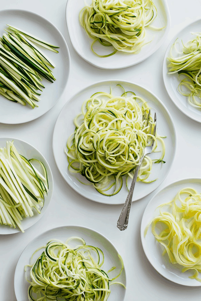 Quick Easy Garlic Parmesan Zucchini Noodles Quick Easy Garlic Parmesan Zucchini Noodles