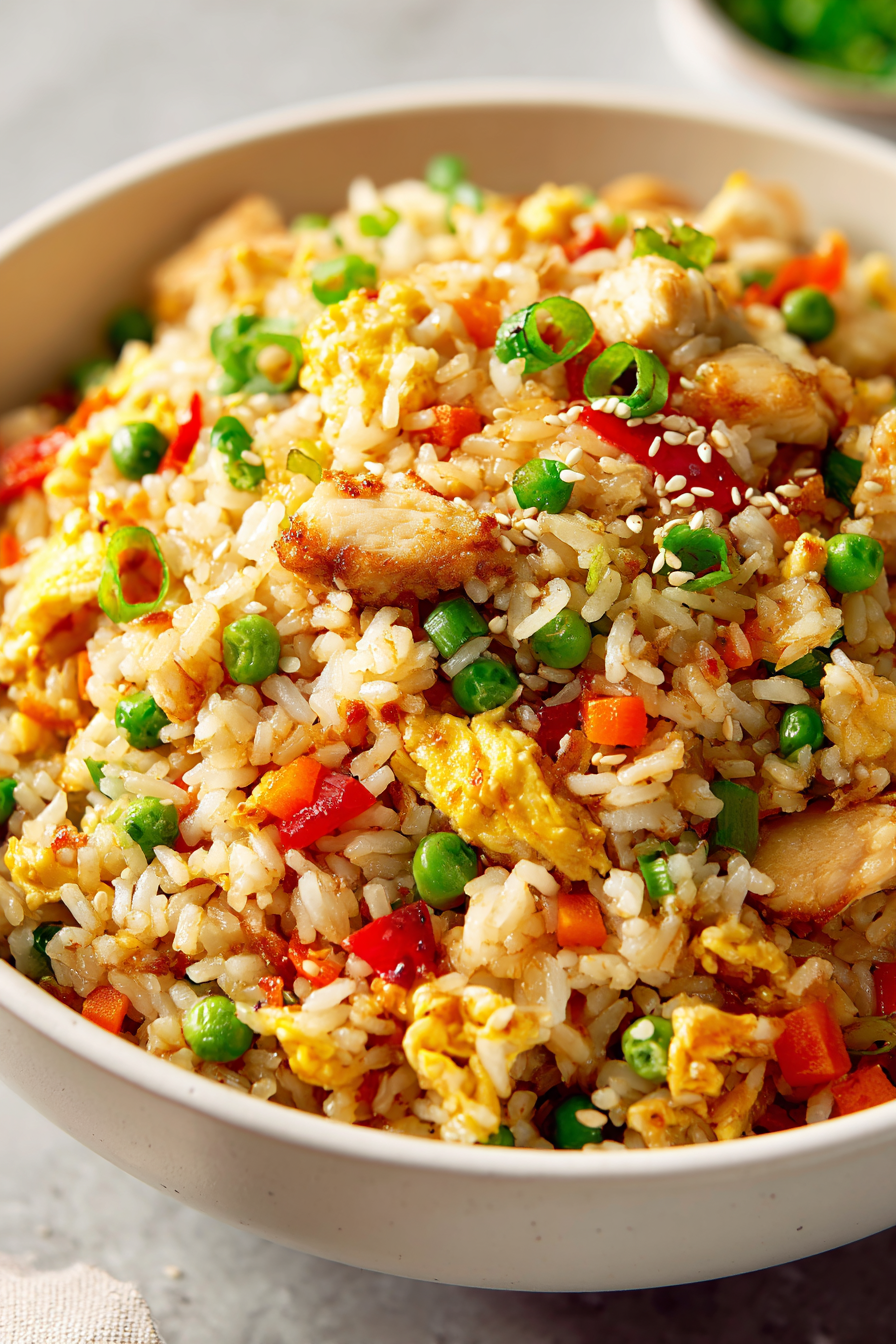 Quick & Simple Chicken Fried Rice