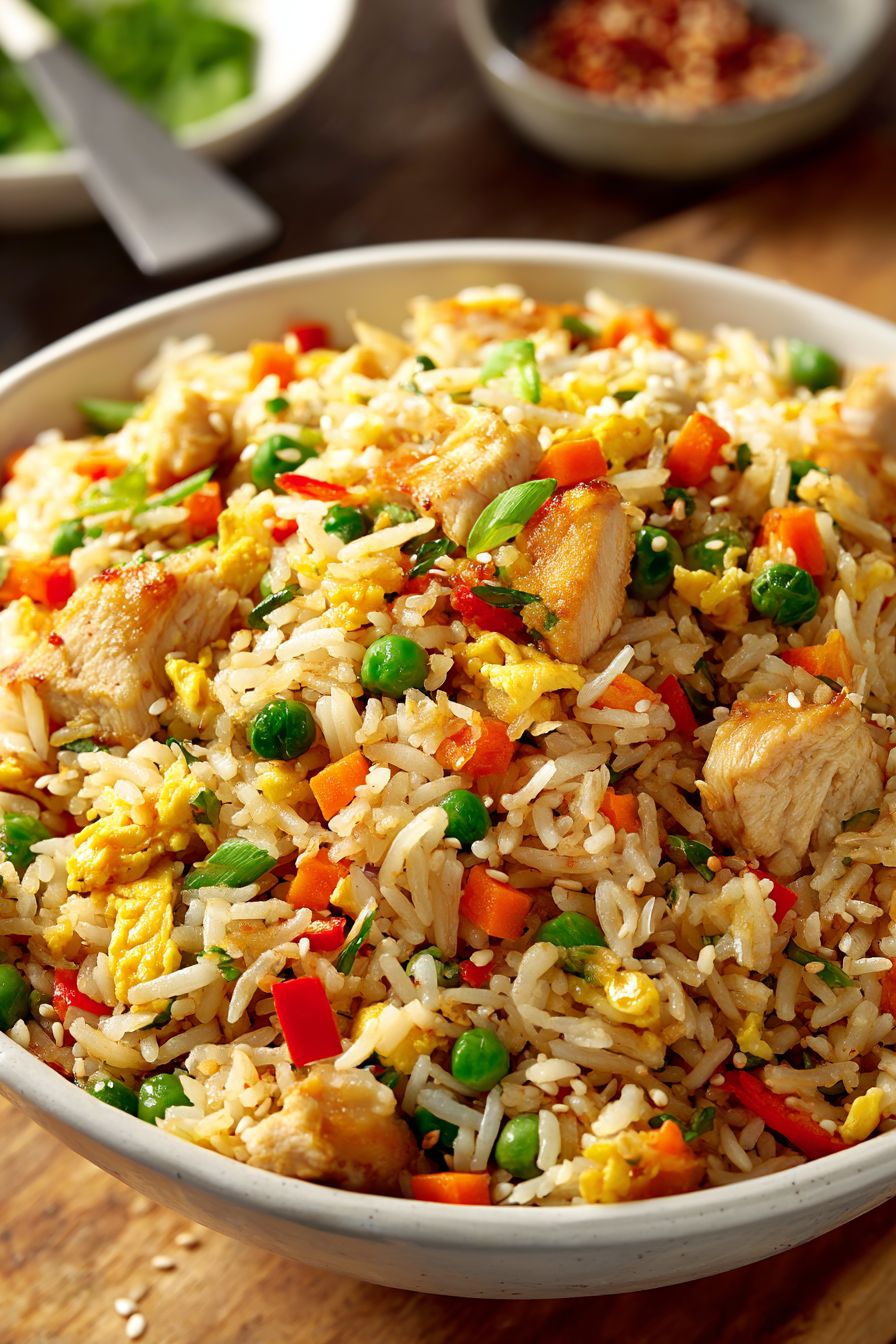 Quick & Simple Chicken Fried Rice