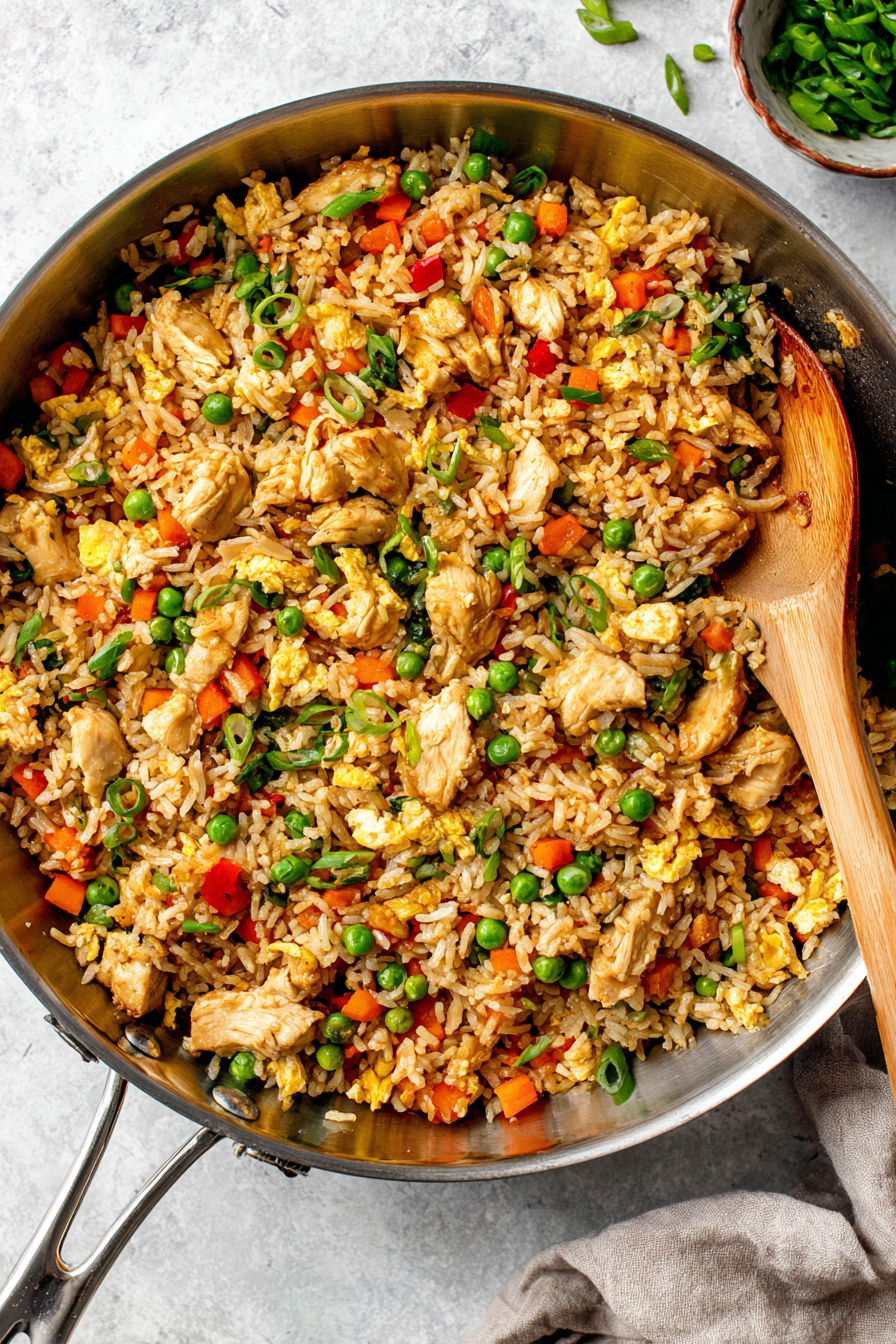 Quick & Simple Chicken Fried Rice