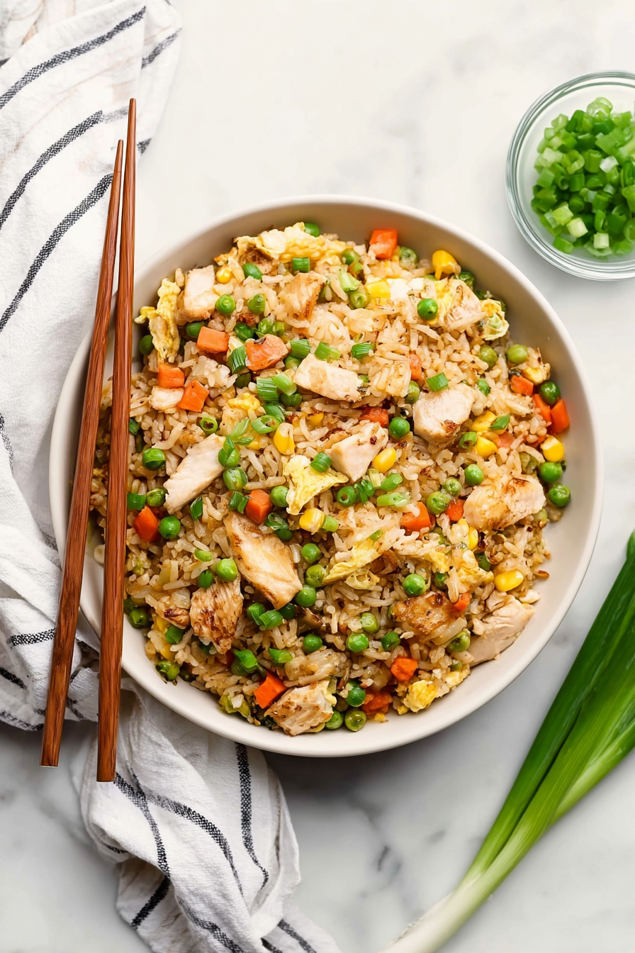 Quick Simple Chicken Fried Rice Recipe