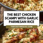 The Best Chicken Scampi Rice with Garlic Parmesan Flavor The Best Chicken Scampi Rice with Garlic Parmesan Flavor
