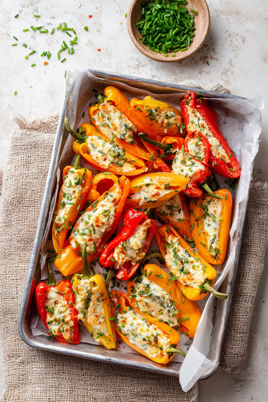 The Best Cream Cheese–Filled Mini Sweet Peppers The Best Cream Cheese–Filled Mini Sweet Peppers