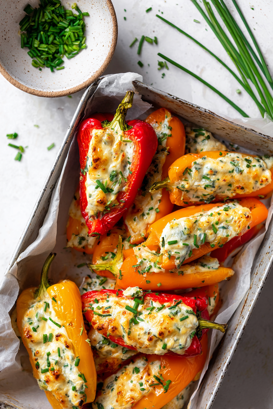 The Best Cream Cheese–Filled Mini Sweet Peppers The Best Cream Cheese–Filled Mini Sweet Peppers