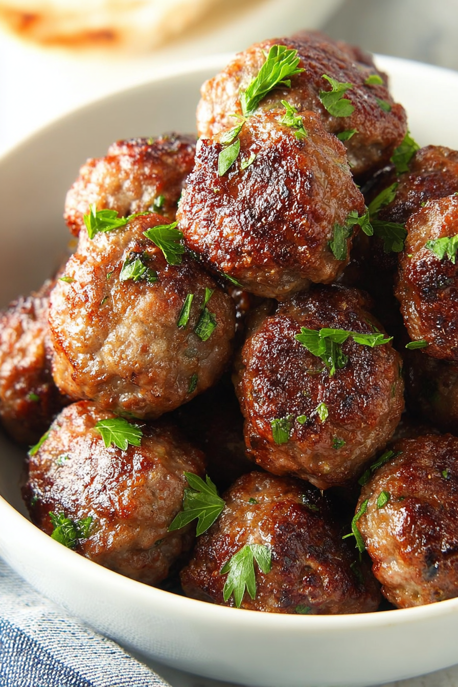 The Best Greek-Style Meatballs Recipe