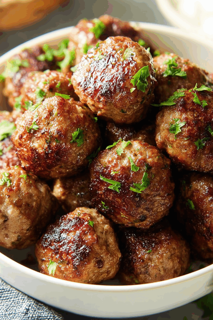 The Best Greek-Style Meatballs Recipe