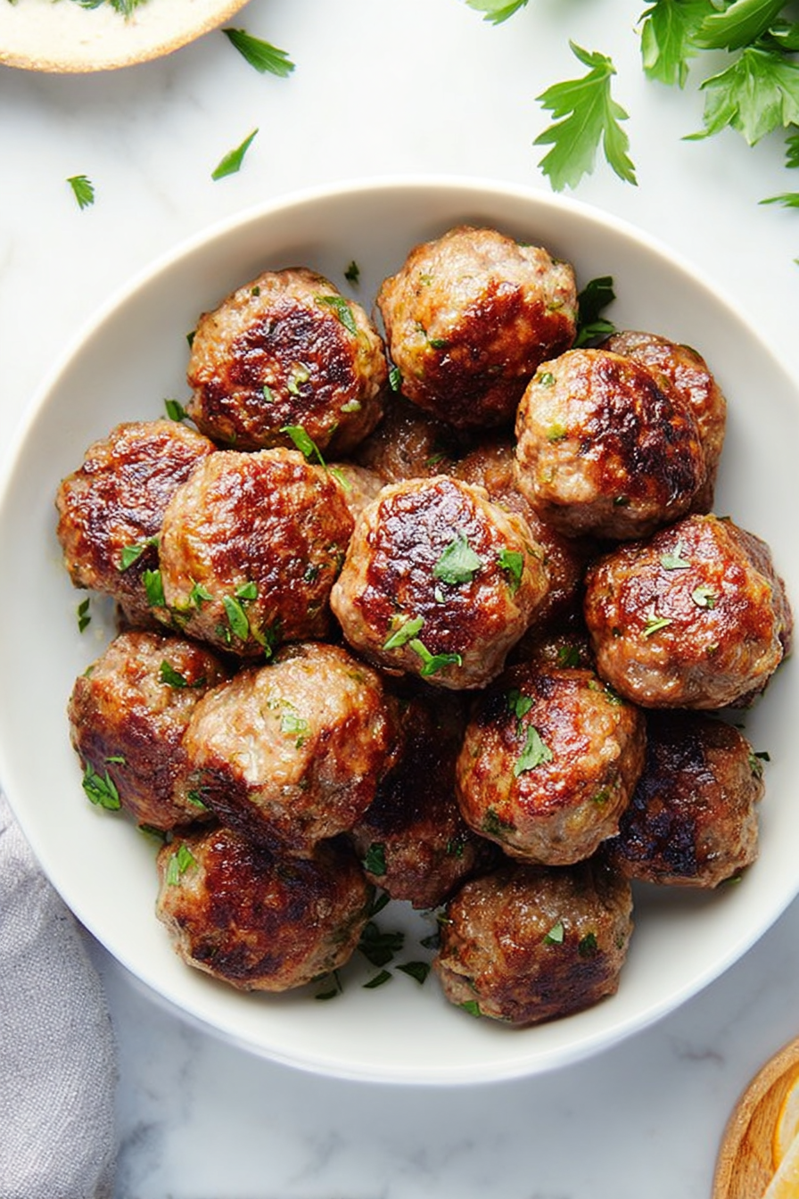The Best Greek-Style Meatballs Recipe