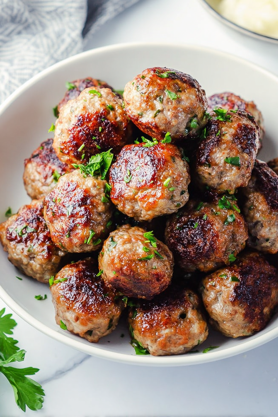 The Best Greek-Style Meatballs Recipe