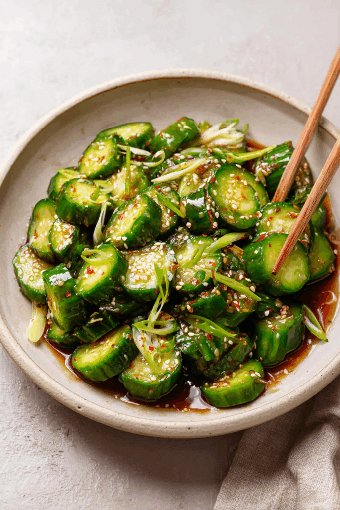 The Best Spicy Cucumber Salad