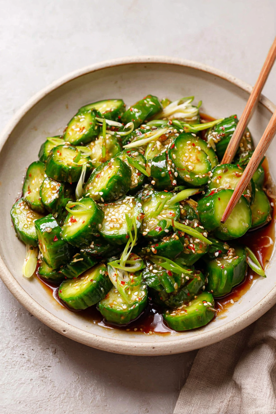 The Best Spicy Cucumber Salad 1