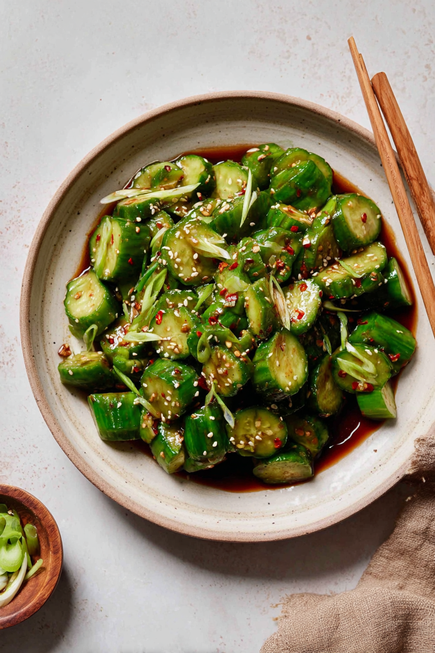 The Best Spicy Cucumber Salad