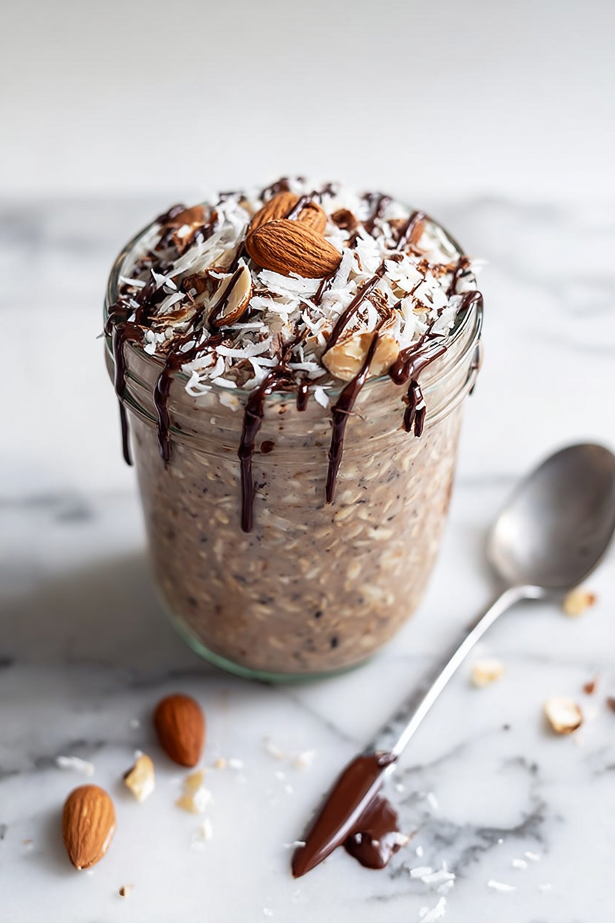 The Best Vegan Almond Joy–Inspired Overnight Oats 3