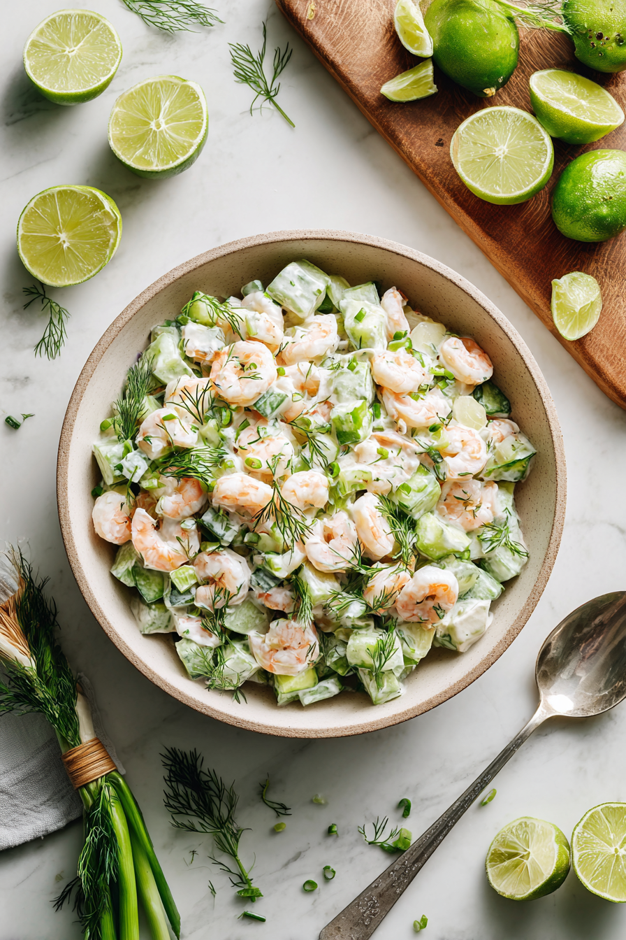 The Perfect Cucumber Shrimp Salad 4