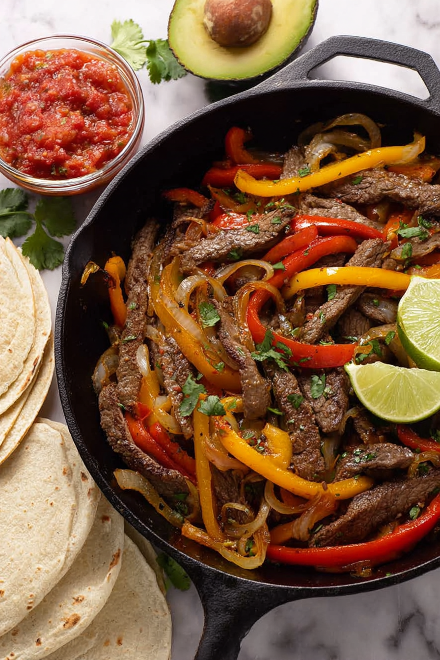 The Perfect Juicy Steak Fajitas Recipe The Perfect Juicy Steak Fajitas Recipe
