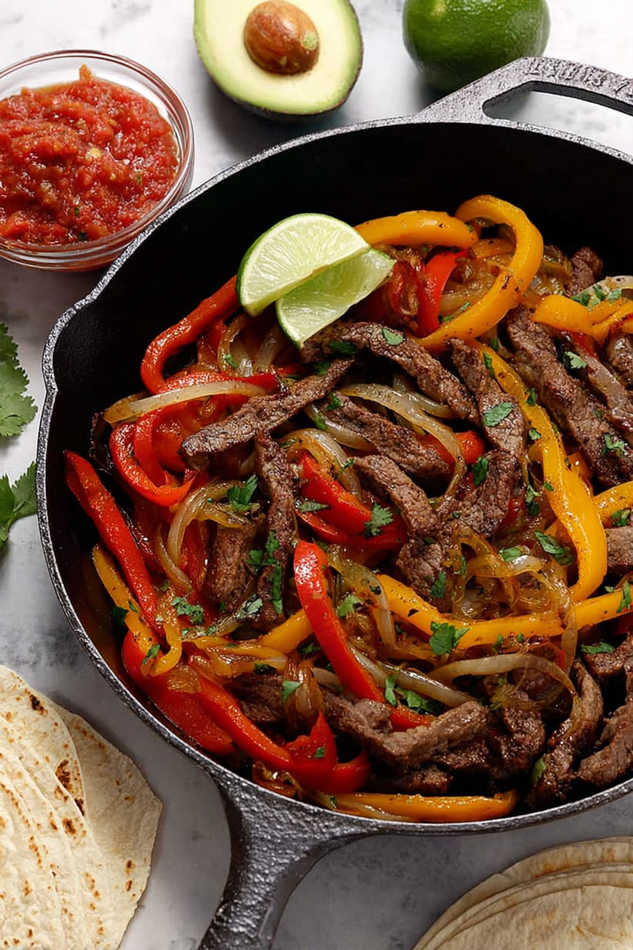 The Perfect Juicy Steak Fajitas Recipe The Perfect Juicy Steak Fajitas Recipe
