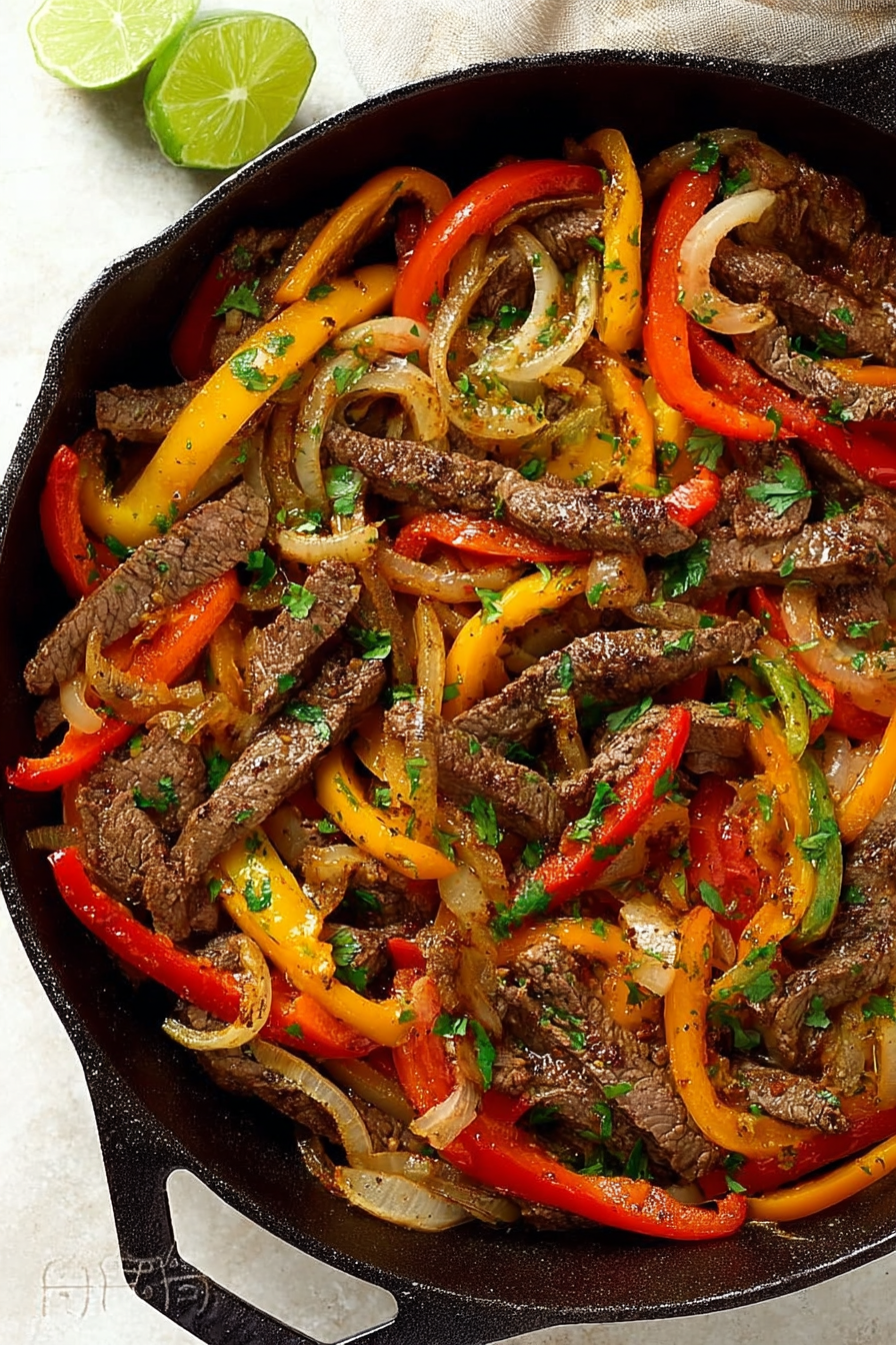 The Perfect Juicy Steak Fajitas Recipe 6