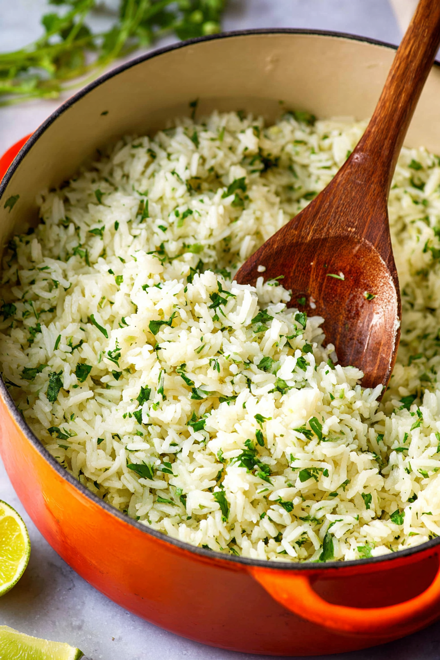 The Perfect Restaurant-Style Cilantro Lime Rice 4