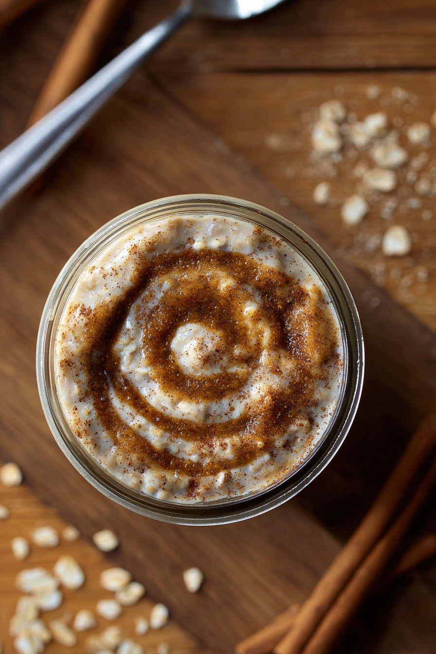 To Die For Cinnamon Roll–Style Overnight Oats To Die For Cinnamon Roll–Style Overnight Oats