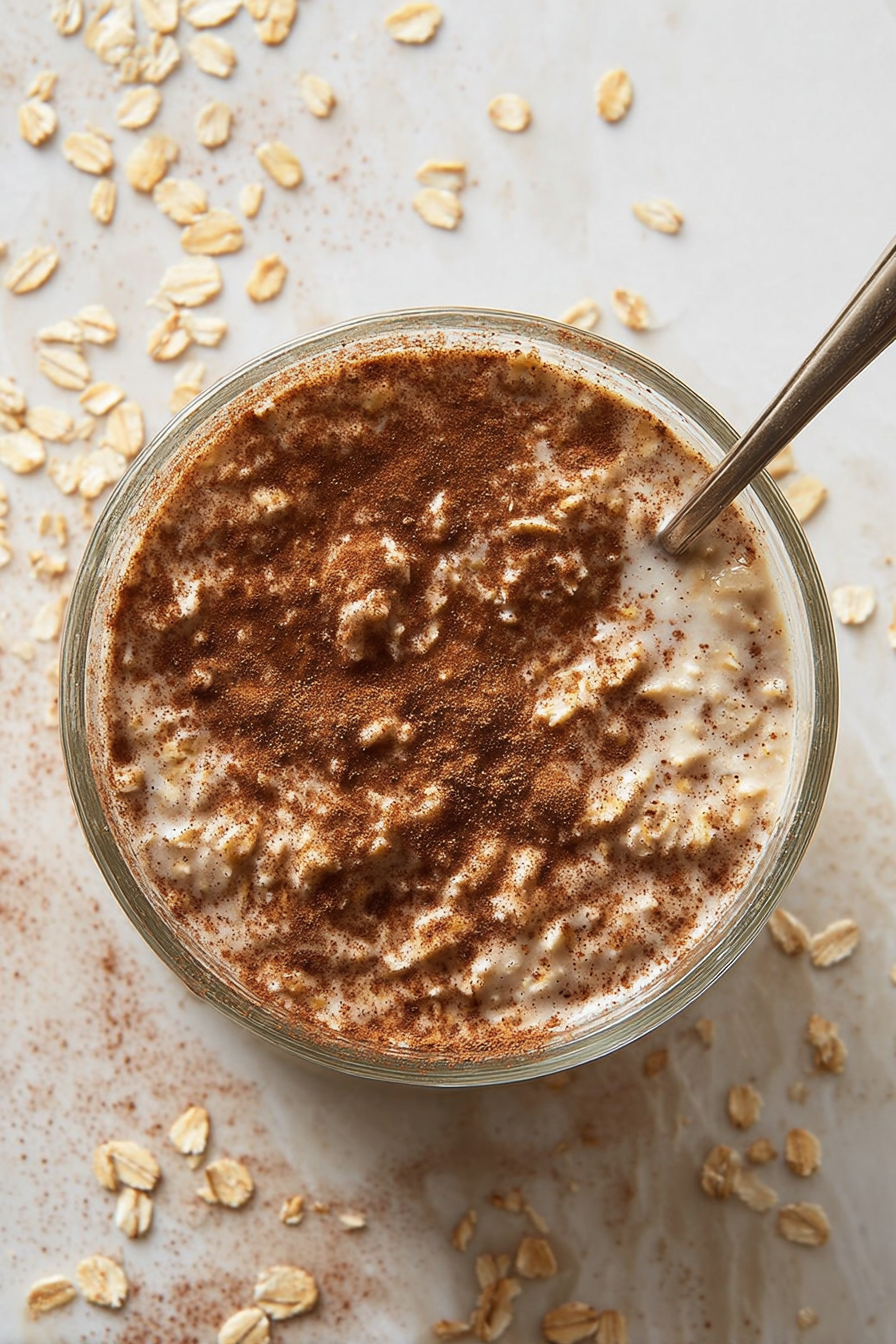 To Die For Cinnamon Roll–Style Overnight Oats To Die For Cinnamon Roll–Style Overnight Oats