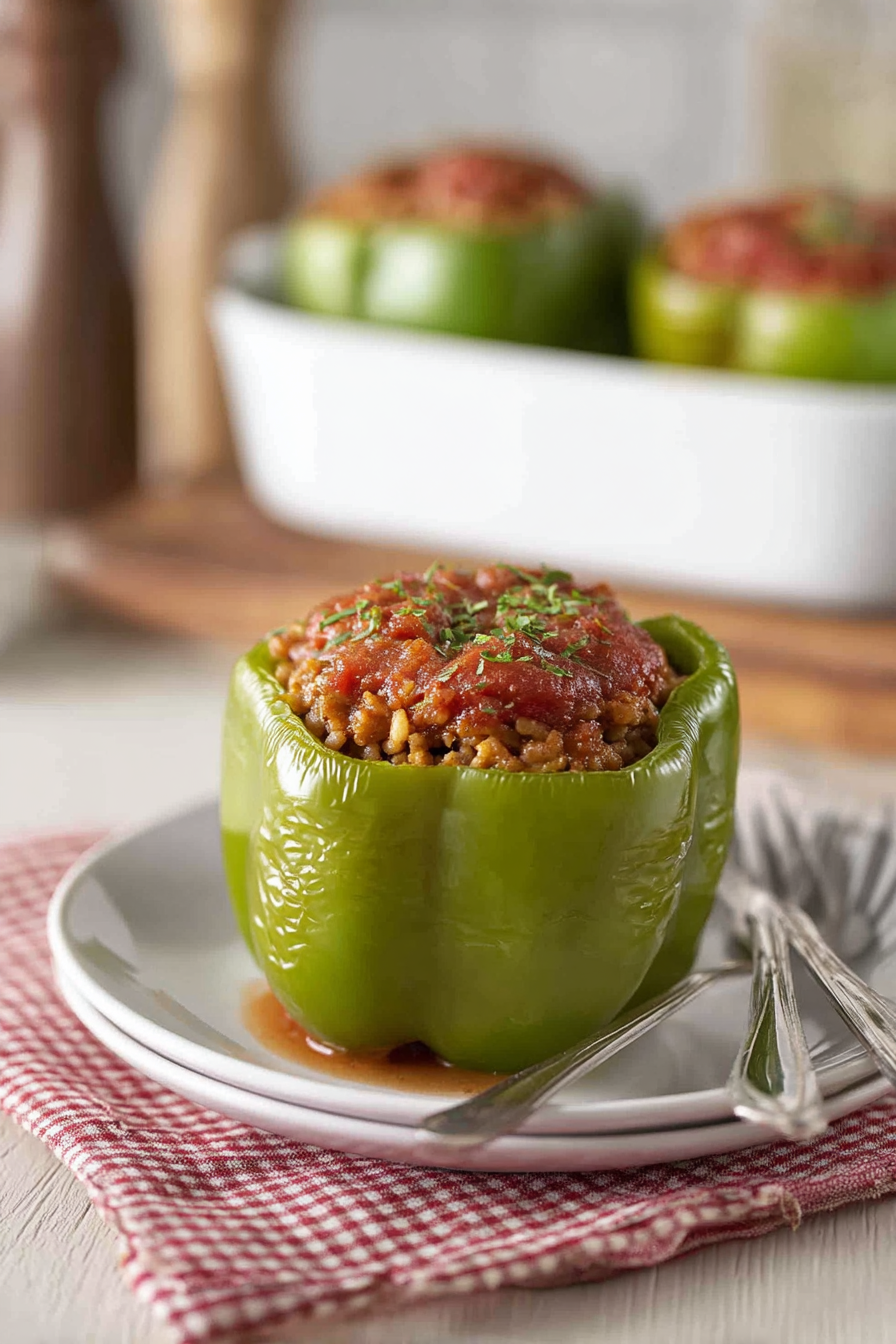 Traditional Stuffed Bell Peppers Recipe