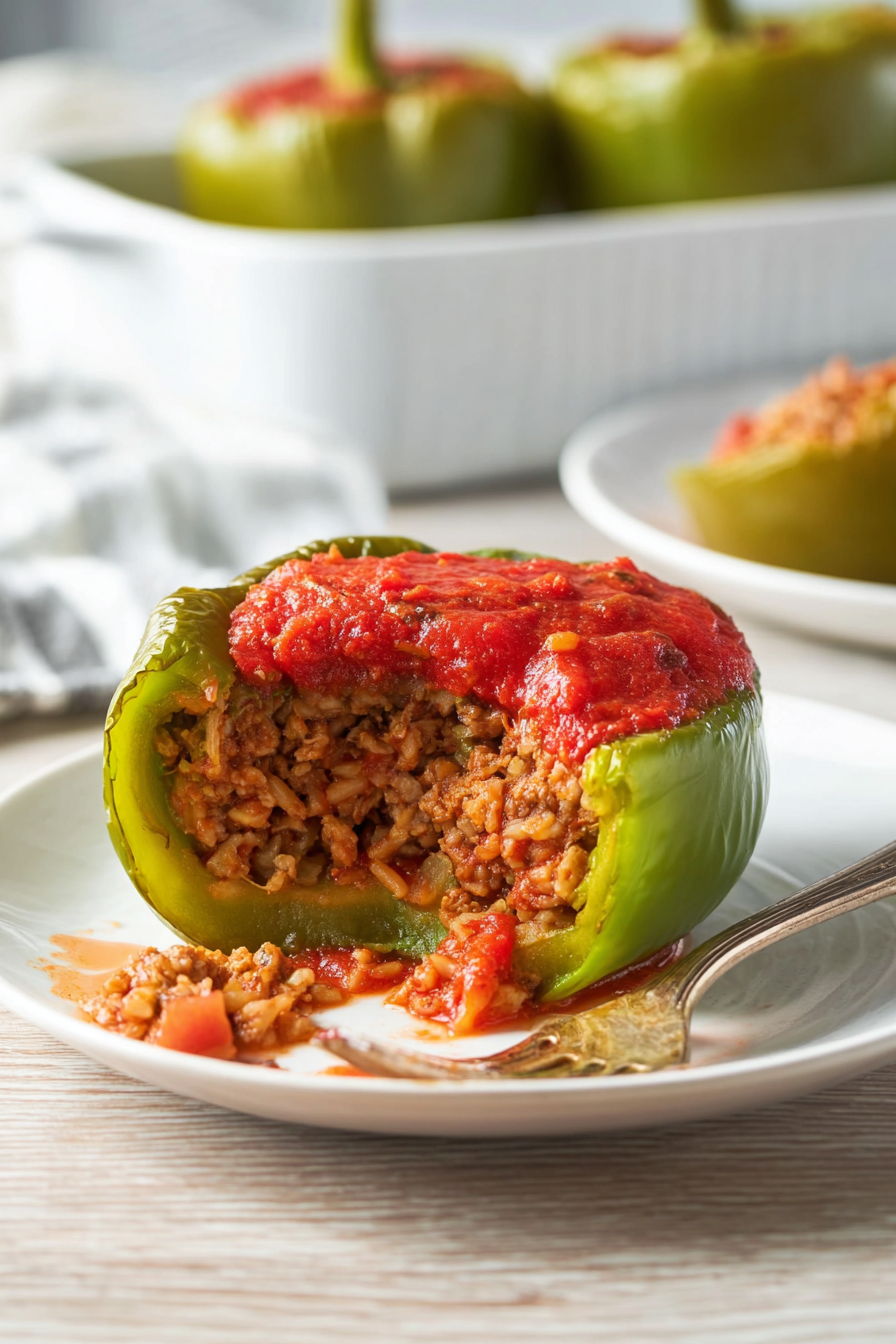 Traditional Stuffed Bell Peppers Recipe
