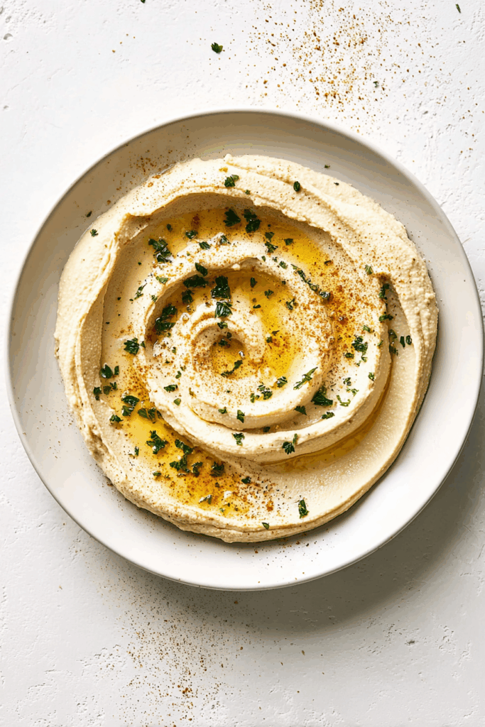 Ultra Creamy Homemade Garlic Hummus