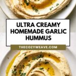 Ultra Creamy Homemade Garlic Hummus