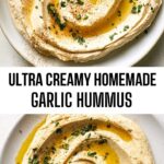 Ultra Creamy Homemade Garlic Hummus