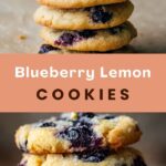 Quick Easy Lemon Blueberry Cookies